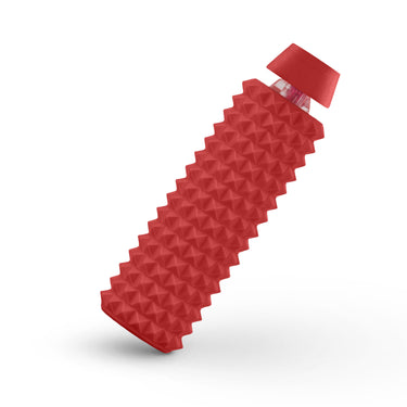 Spike Roller Clicker, Tactile Pain Stimming Fidget with Clicker Switch, Pain Stimulation Roller with Lanyard (Red)